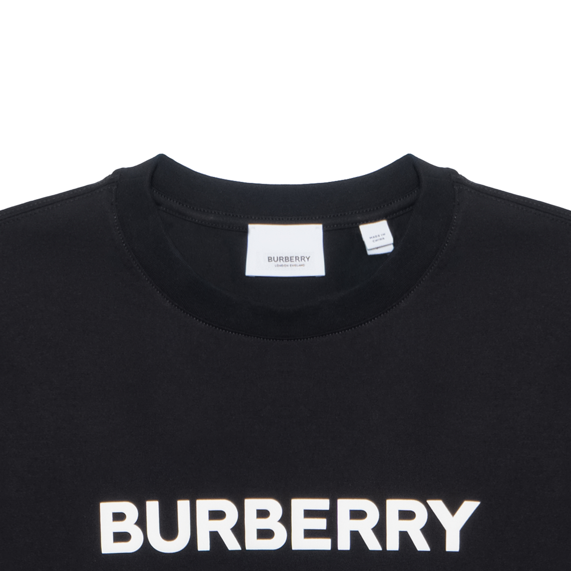 Burberry Kaos Logo Seri Huruf, Unisex, COD '"B-08