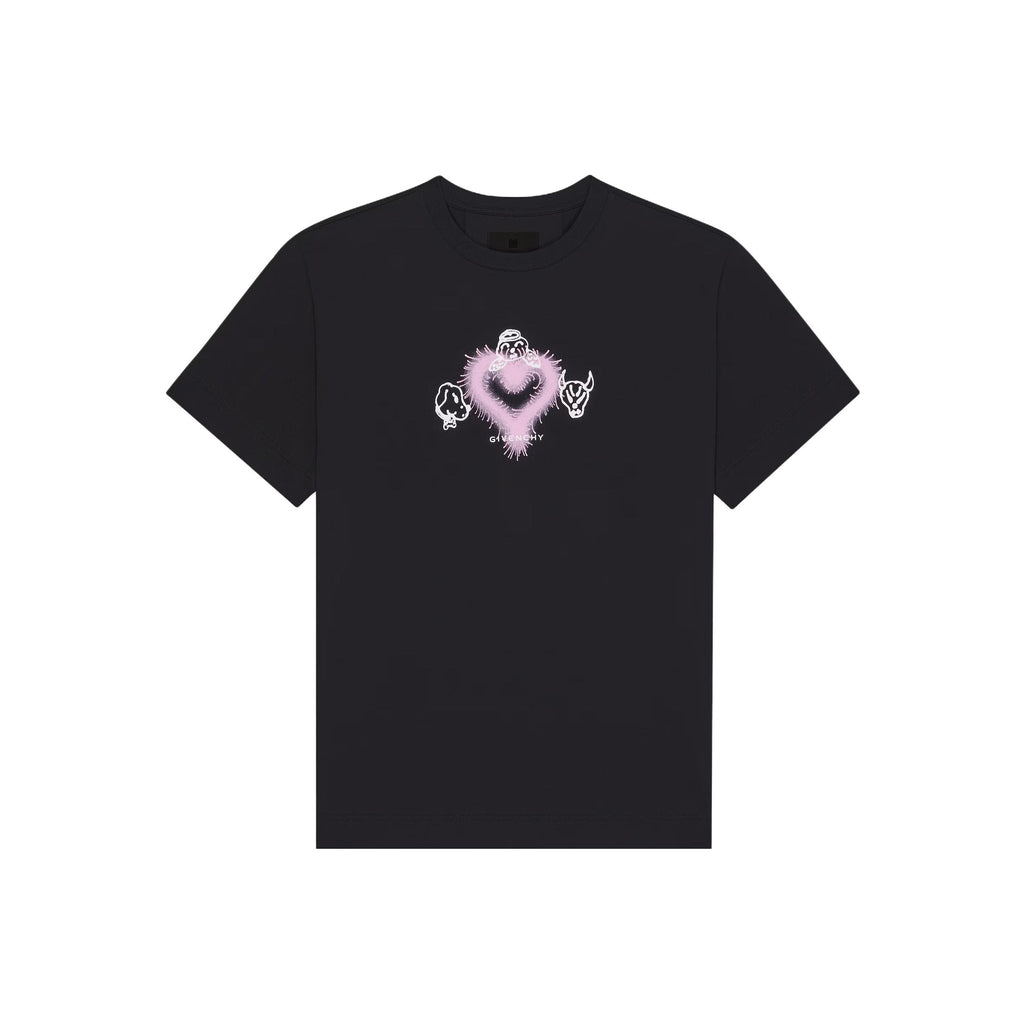 Kaos Givenchy Bermotif, Unisex -J-13