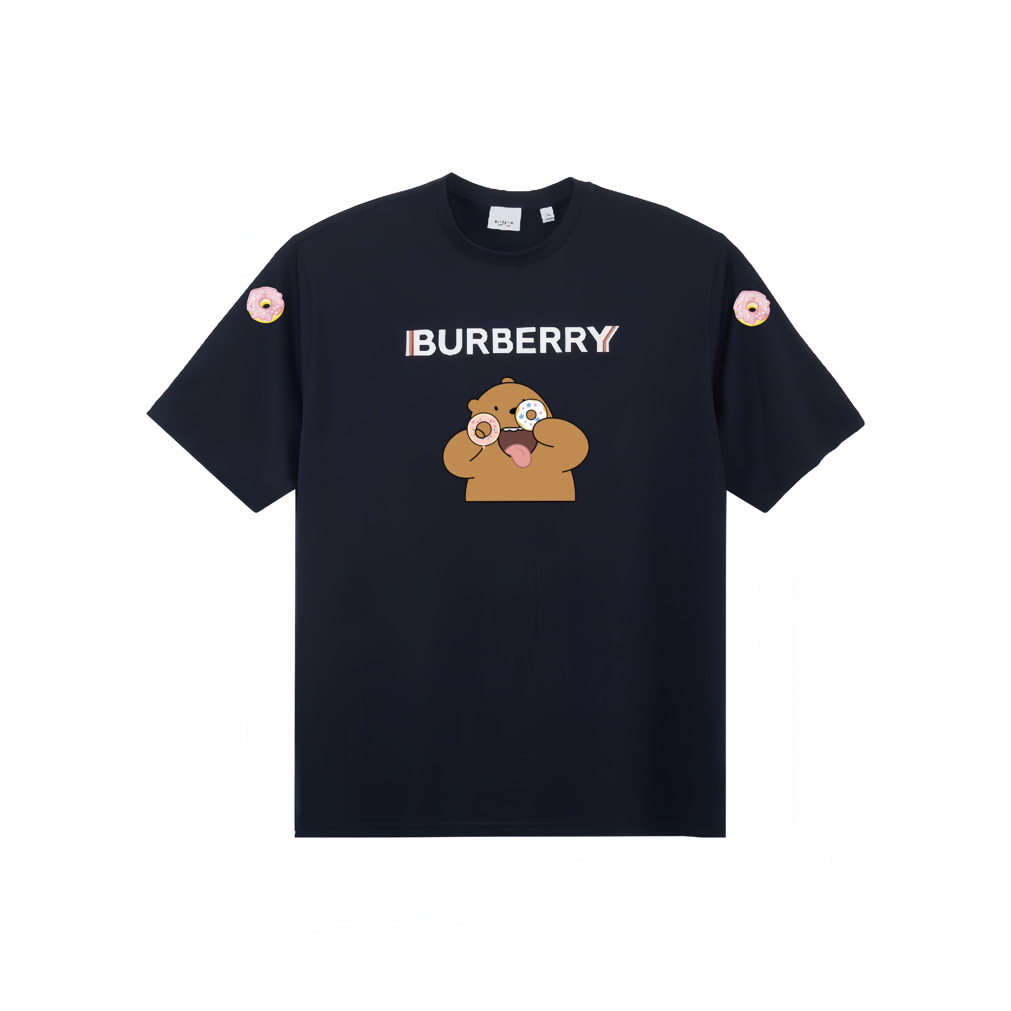 Burberry Kaos Logo Seri Huruf, Unisex, COD '"B-32