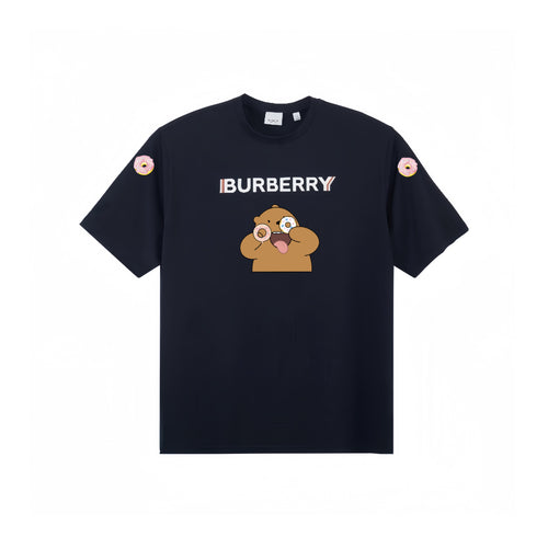Burberry Kaos Logo Seri Huruf, Unisex, COD '"B-32