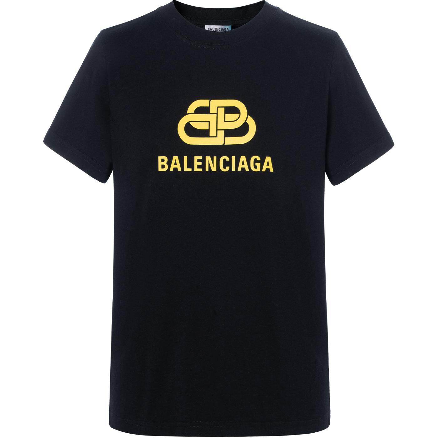 Kaos Pendek Balenciaga dengan Motif Gambar/Cetak, Cocok untuk Pria dan Wanita -BL-19