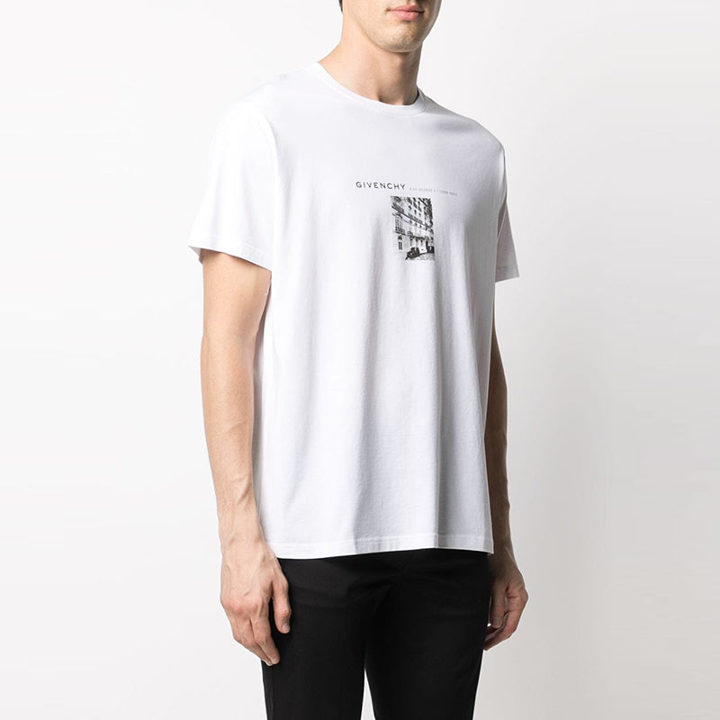 Kaos Givenchy Bermotif, Unisex -J-44