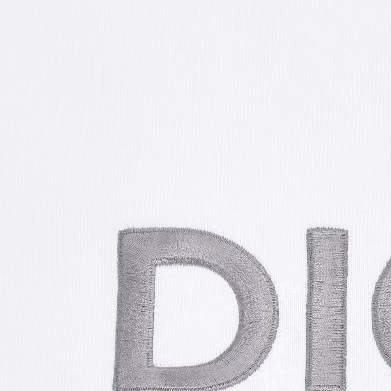 Kaos Pendek DIOR dengan Motif Gambar/Cetak, Cocok untuk Pria dan Wanita  -D-13