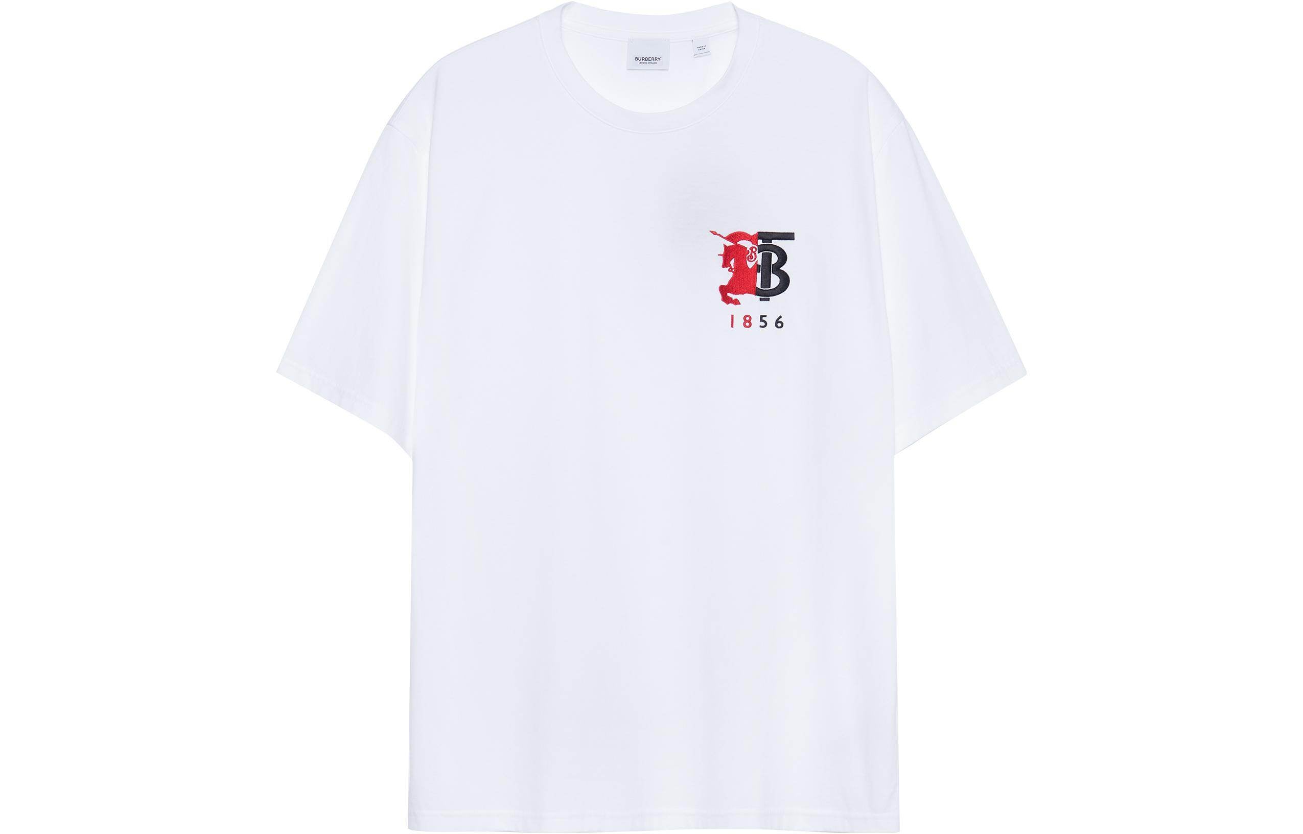 Burberry Kaos Logo Seri Huruf, Unisex, COD '"B-52