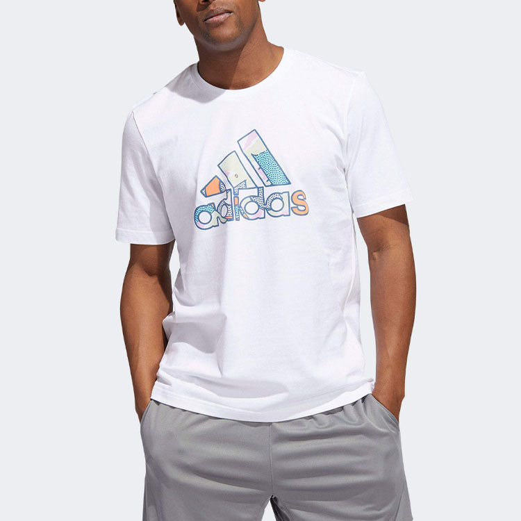adidas Kaos Logo Seri Huruf, Unisex, COD '" AD-37