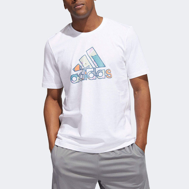 adidas Kaos Logo Seri Huruf, Unisex, COD '" AD-37