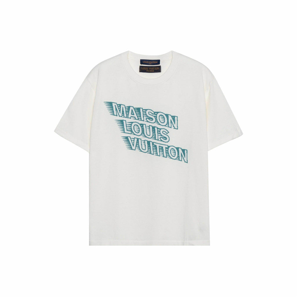 LV Kaos Logo Seri Huruf, Unisex, COD '-L-12