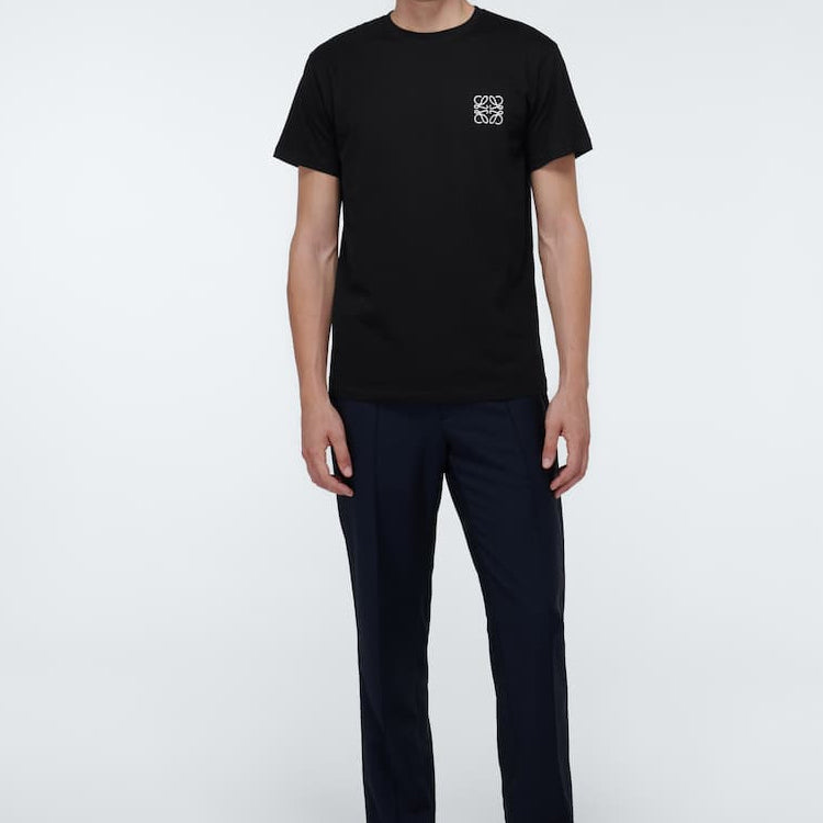 Kaos Pendek LOEWE dengan Motif Gambar/Cetak, Cocok untuk Pria dan Wanita -LE-08