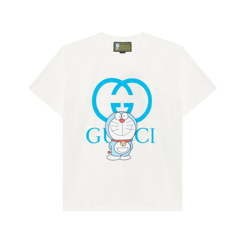 GUCCI Kaos Logo Seri Huruf, Unisex, COD '"   G-92