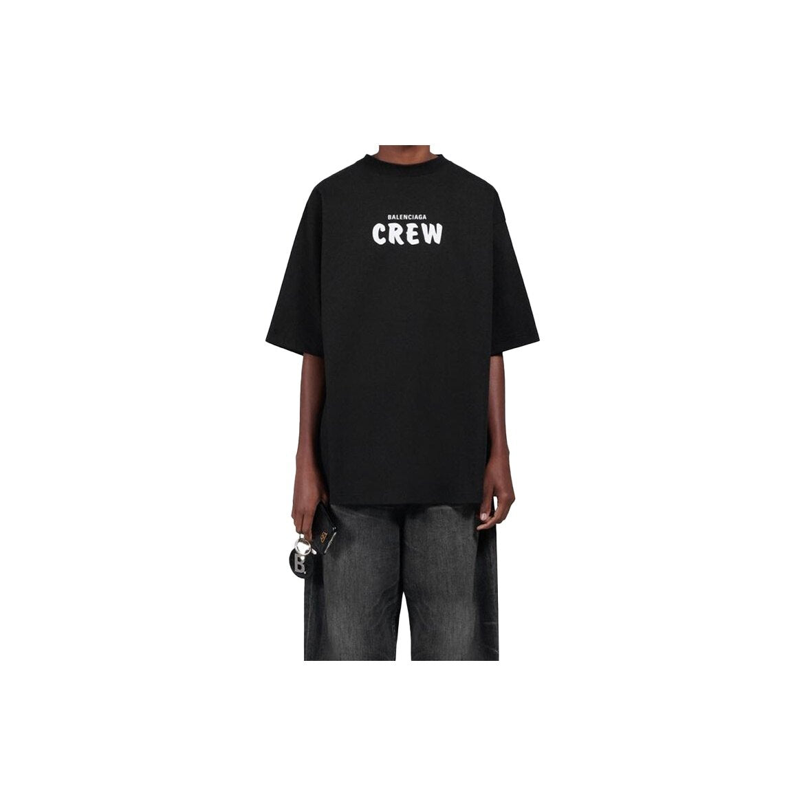 Kaos Pendek Balenciaga dengan Motif Gambar/Cetak, Cocok untuk Pria dan Wanita -BL-12