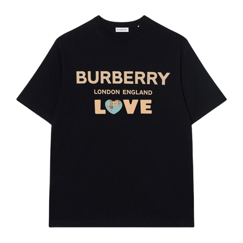 Burberry Kaos Logo Seri Huruf, Unisex, COD '"B-46