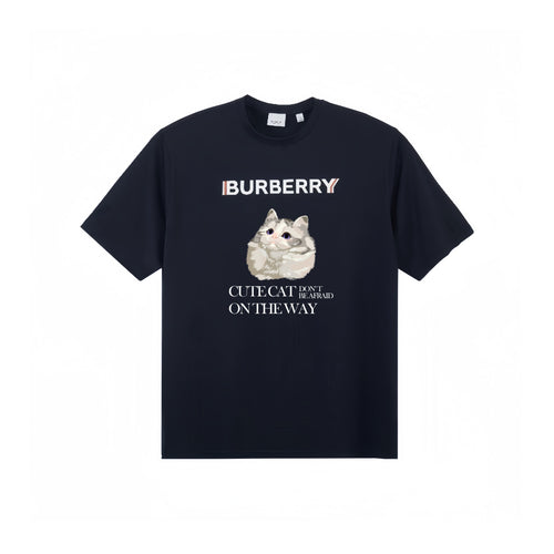 Burberry Kaos Logo Seri Huruf, Unisex, COD '"B-27