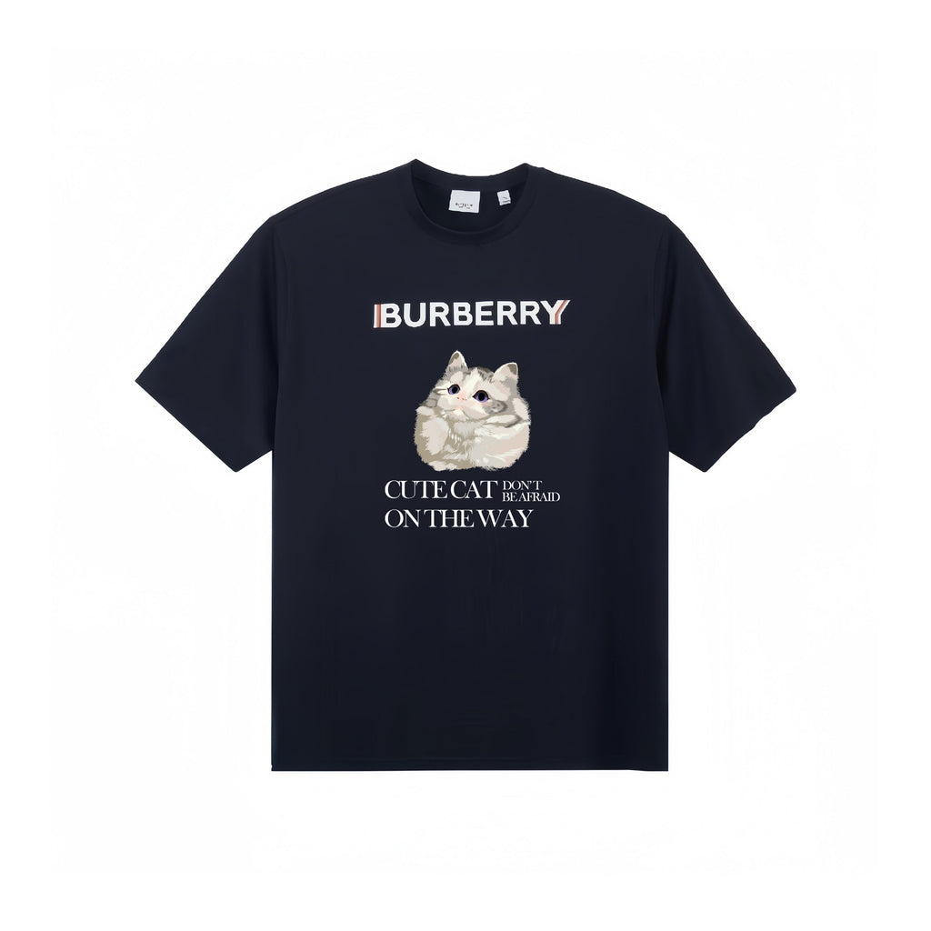 Burberry Kaos Logo Seri Huruf, Unisex, COD '"B-27