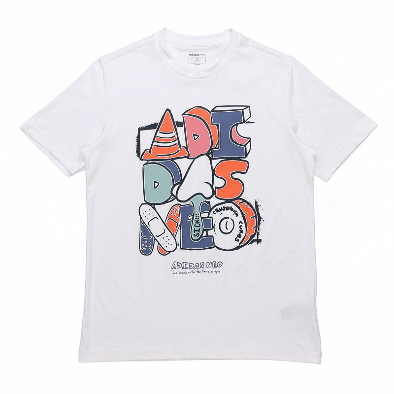 adidas Kaos Logo Seri Huruf, Unisex, COD '" AD-19