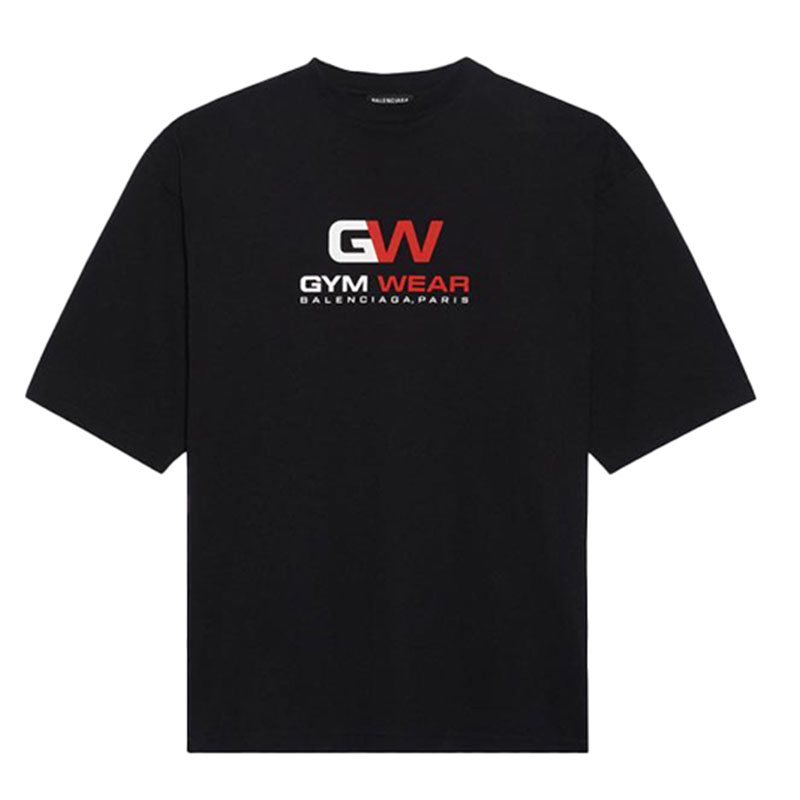 Kaos Pendek Balenciaga dengan Motif Gambar/Cetak, Cocok untuk Pria dan Wanita -BL-31