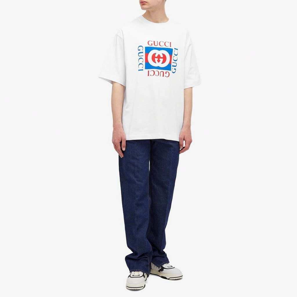 GUCCI Kaos Logo Seri Huruf, Unisex, COD '"    '"  G-26