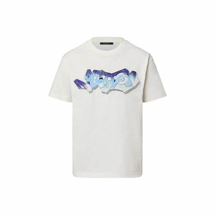 LV Kaos Logo Seri Huruf, Unisex, COD '-L-11