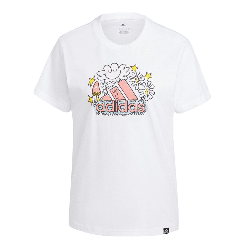 adidas Kaos Logo Seri Huruf, Unisex, COD '" AD-16