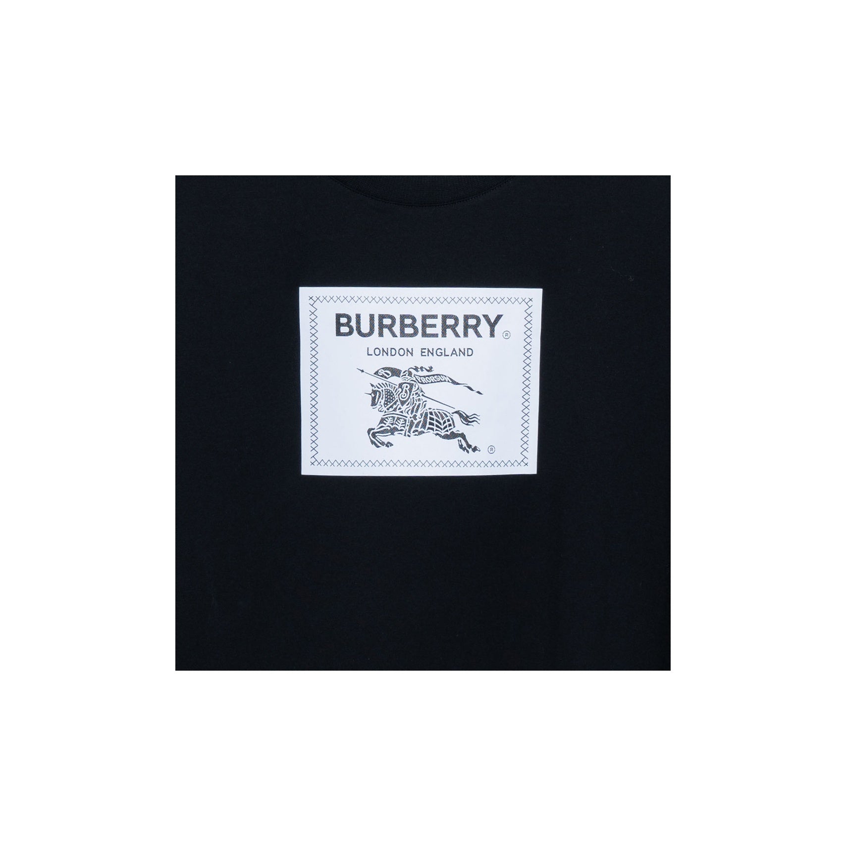 Burberry Kaos Logo Seri Huruf, Unisex, COD '"B-65