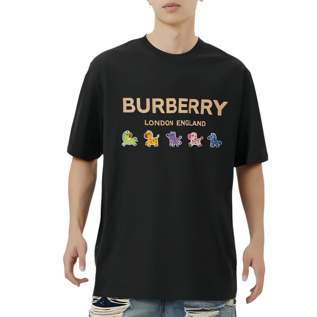 Burberry Kaos Logo Seri Huruf, Unisex, COD '"B-05