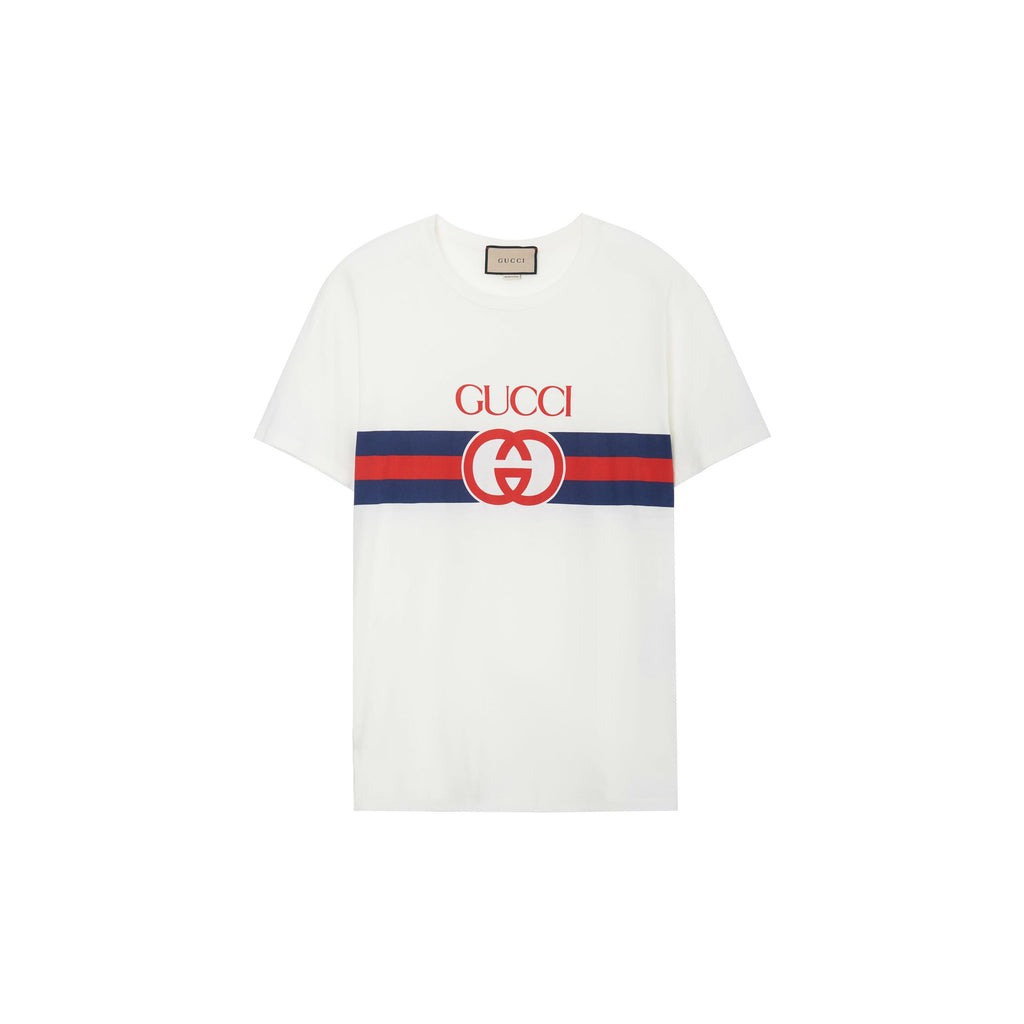 GUCCI Kaos Logo Seri Huruf, Unisex, COD '"    '"  G-49