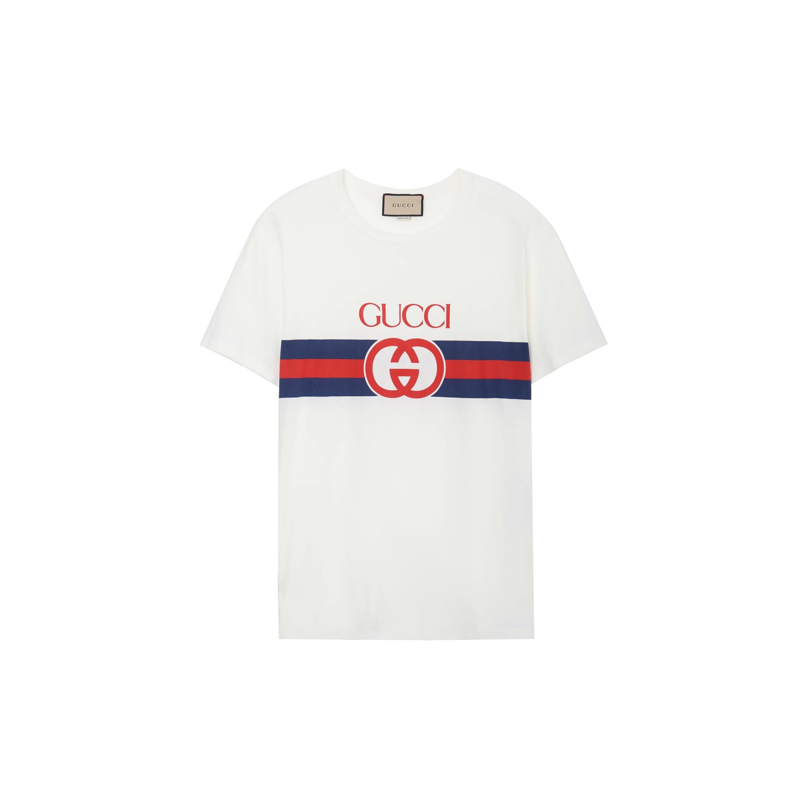 GUCCI Kaos Logo Seri Huruf, Unisex, COD '"    '"  G-49