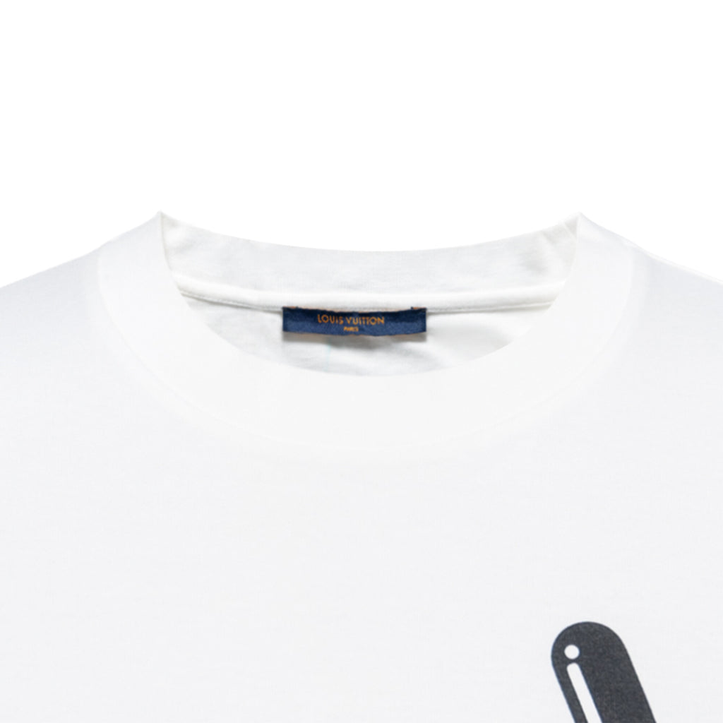 LV Kaos Logo Seri Huruf, Unisex, COD '-L-10