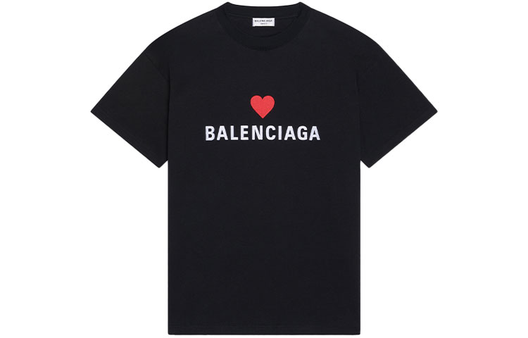 Kaos Pendek Balenciaga dengan Motif Gambar/Cetak, Cocok untuk Pria dan Wanita -BL-38