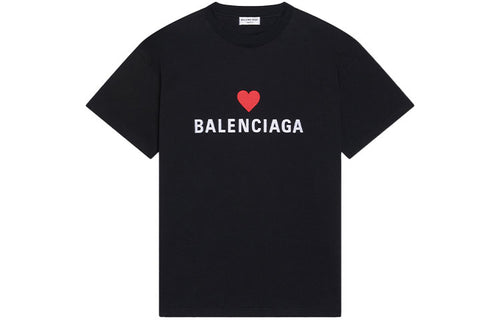 Kaos Pendek Balenciaga dengan Motif Gambar/Cetak, Cocok untuk Pria dan Wanita -BL-38