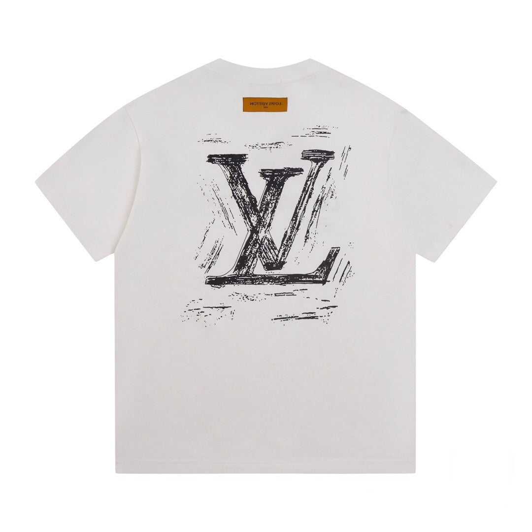 【Launching Produk Baru】LV Kaos Oversize Original - Kualitas Terbaik, Unisex, COD LV-8