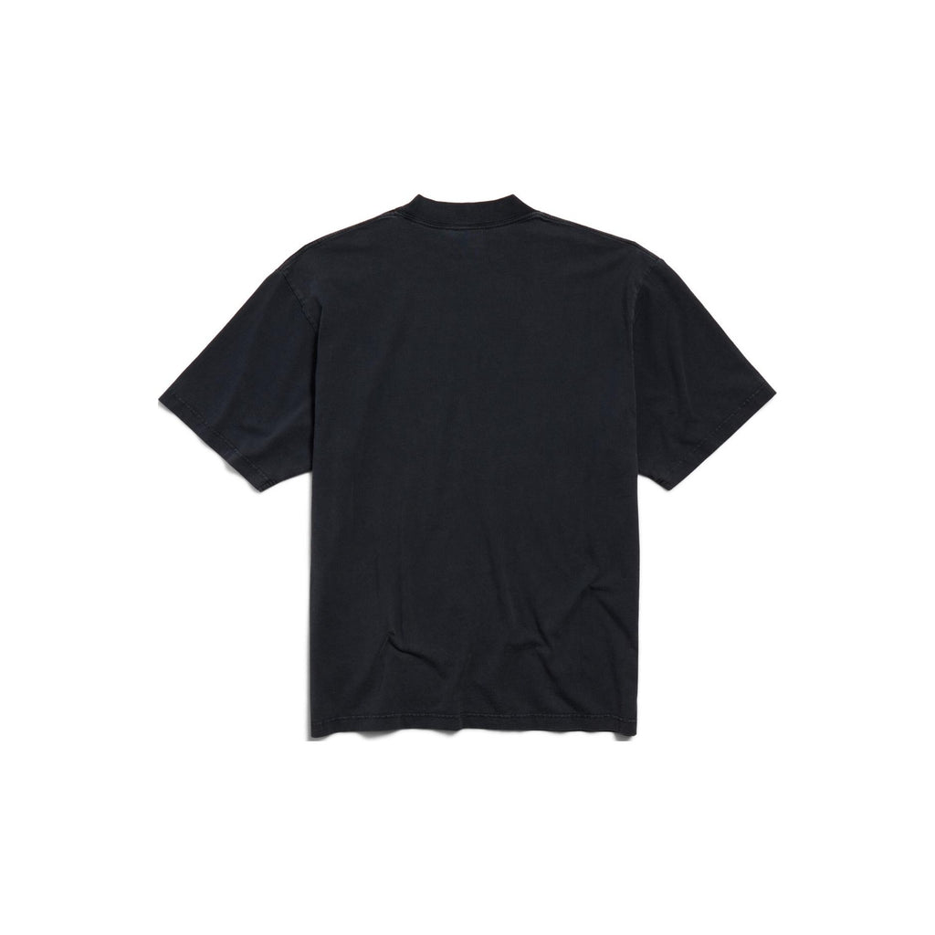 Kaos Pendek Balenciaga dengan Motif Gambar/Cetak, Cocok untuk Pria dan Wanita -BL-03