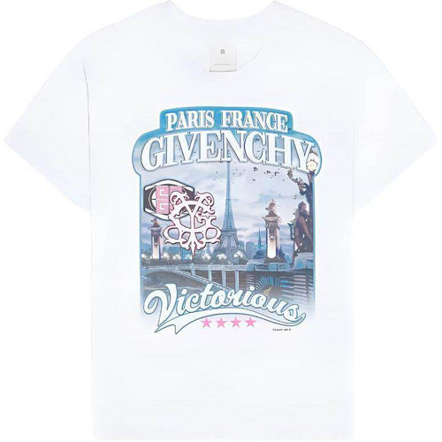 Kaos Givenchy Bermotif, Unisex -J-39