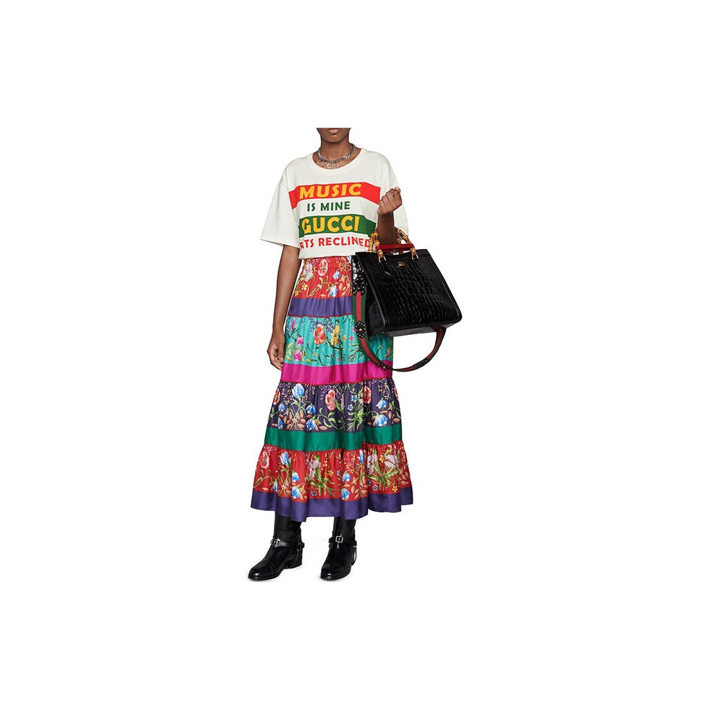 GUCCI Kaos Logo Seri Huruf, Unisex, COD" G-59