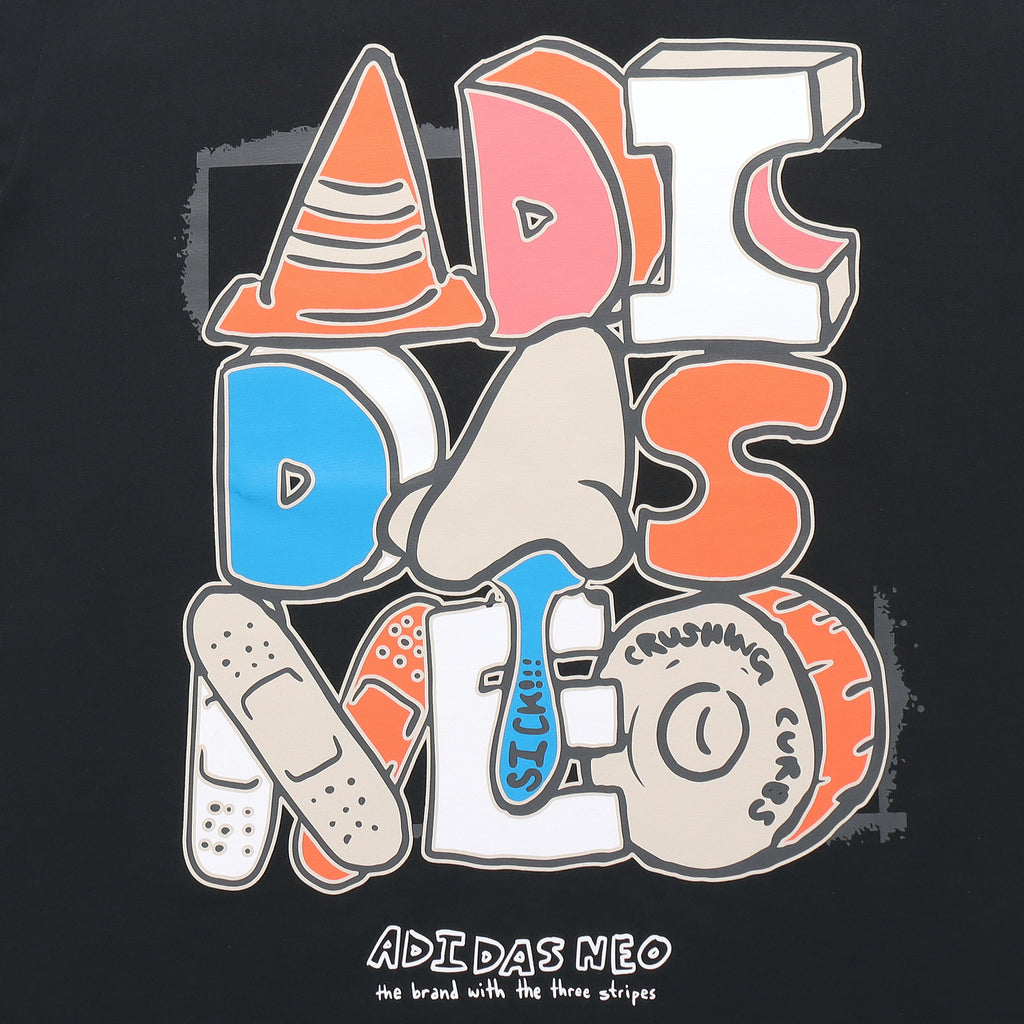 adidas Kaos Logo Seri Huruf, Unisex, COD '" AD-36