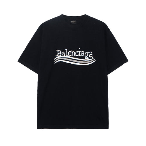 Kaos Pendek Balenciaga dengan Motif Gambar/Cetak, Cocok untuk Pria dan Wanita -BL-10