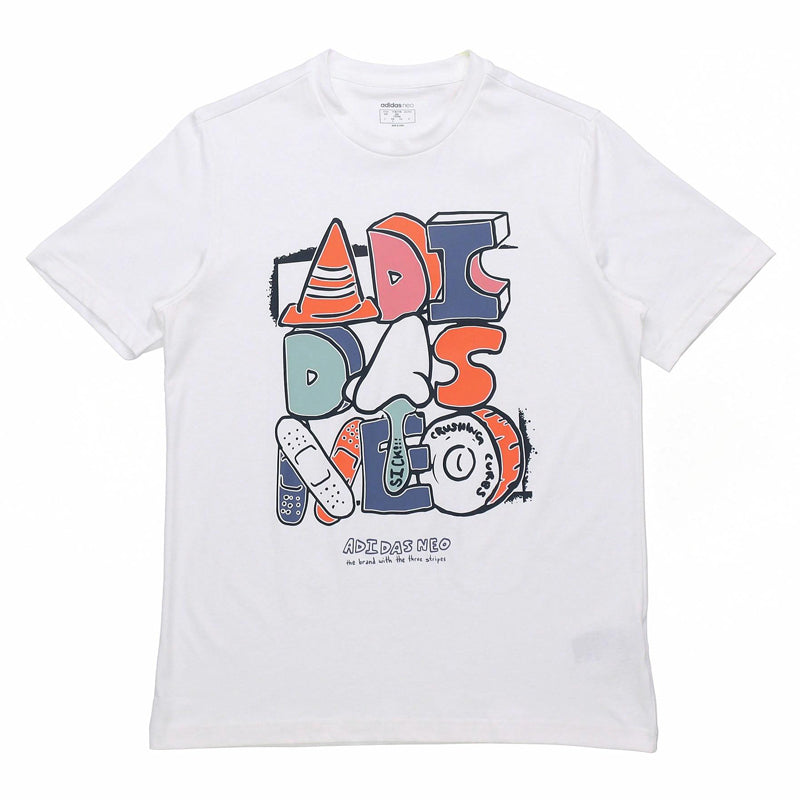 adidas Kaos Logo Seri Huruf, Unisex, COD '" AD-35