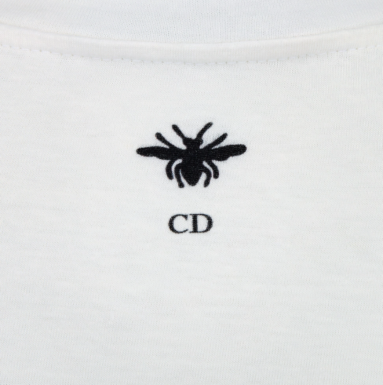 Kaos Pendek DIOR dengan Motif Gambar/Cetak, Cocok untuk Pria dan Wanita  -D-20