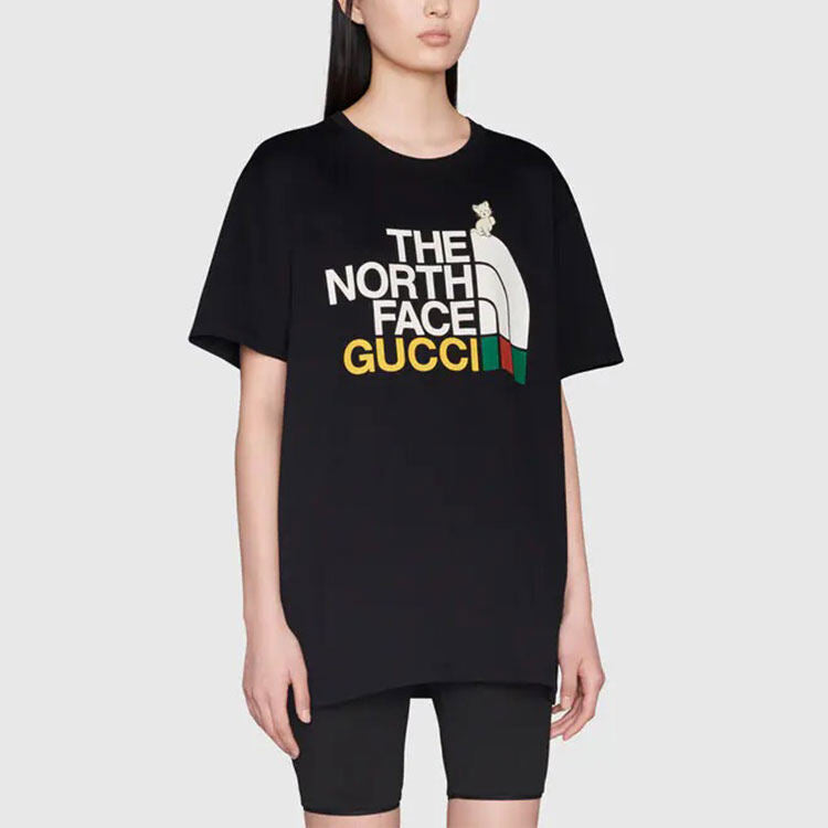 GUCCI Kaos Logo Seri Huruf, Unisex, COD '"   G-77