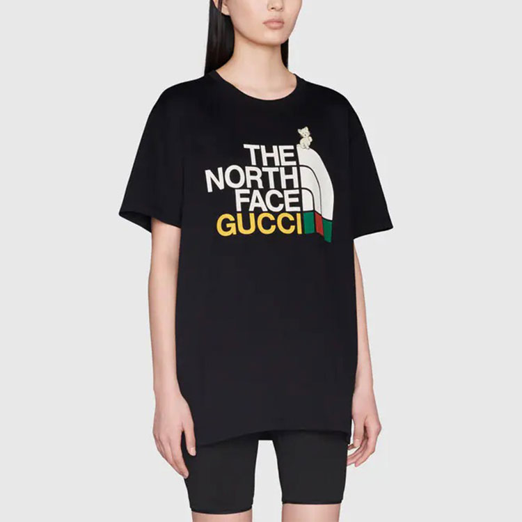 GUCCI Kaos Logo Seri Huruf, Unisex, COD '"   G-77