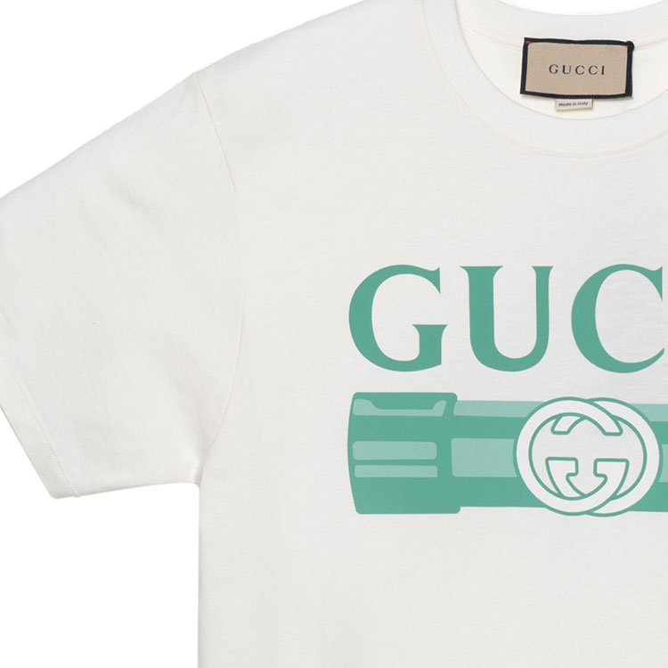GUCCI Kaos Logo Seri Huruf, Unisex, COD '"    '"  G-01