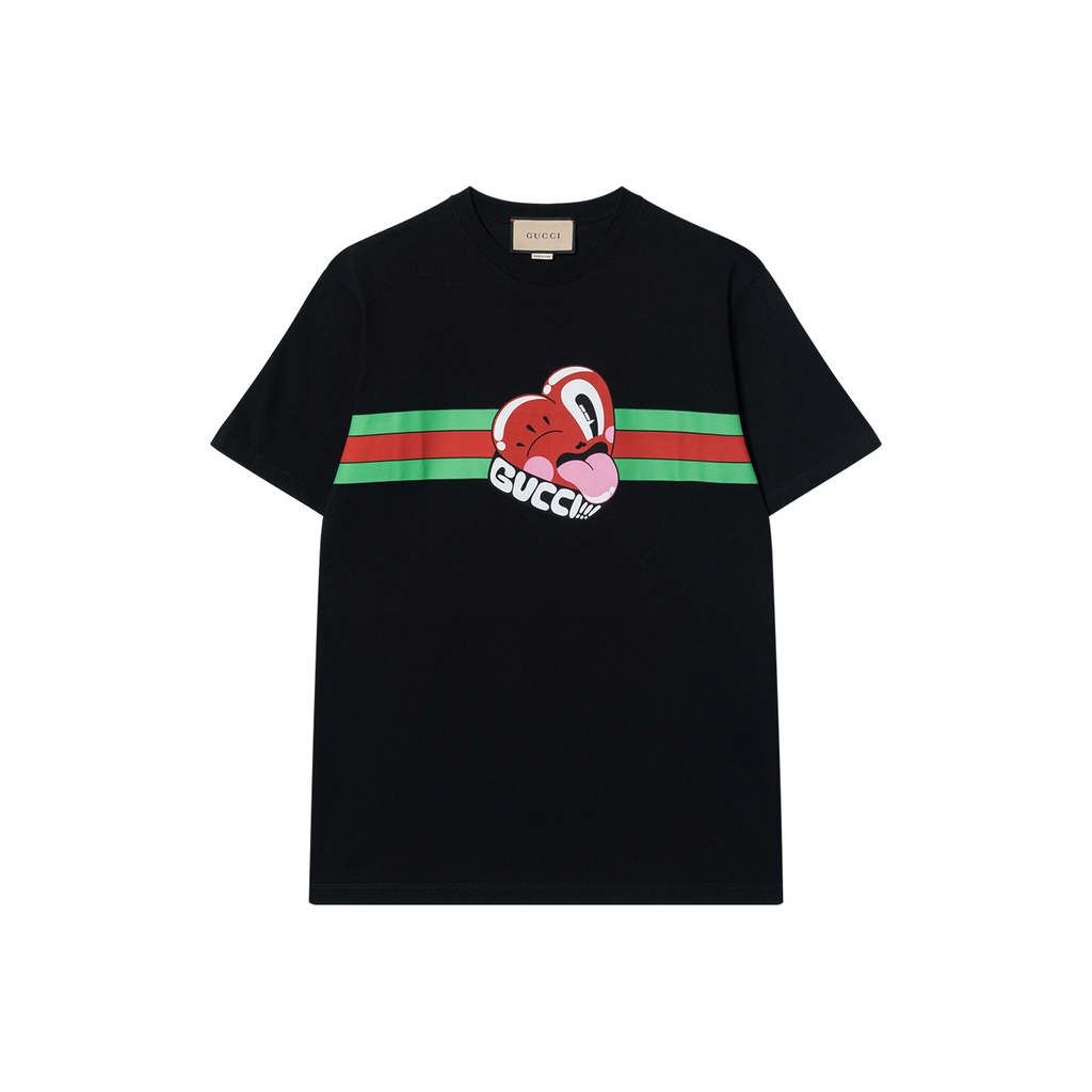 GUCCI Kaos Logo Seri Huruf, Unisex, COD '"  G-100