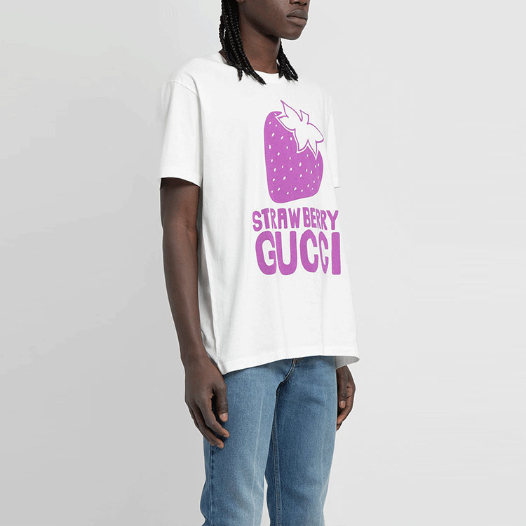 GUCCI Kaos Logo Seri Huruf, Unisex, COD '"  G-80