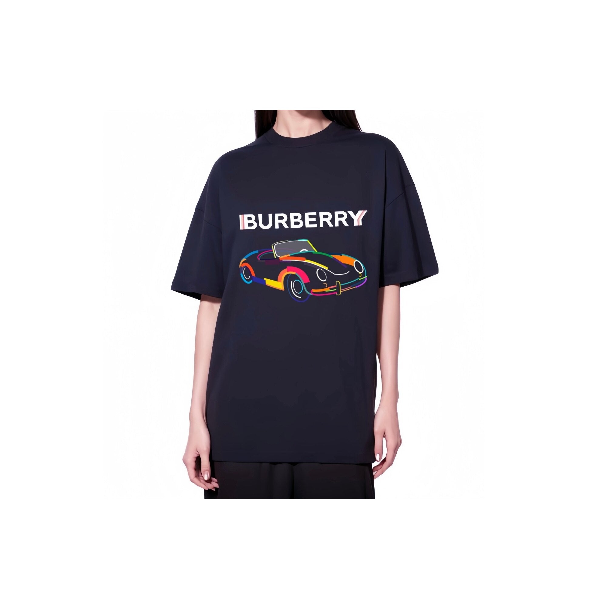 Burberry Kaos Logo Seri Huruf, Unisex, COD '"B-16