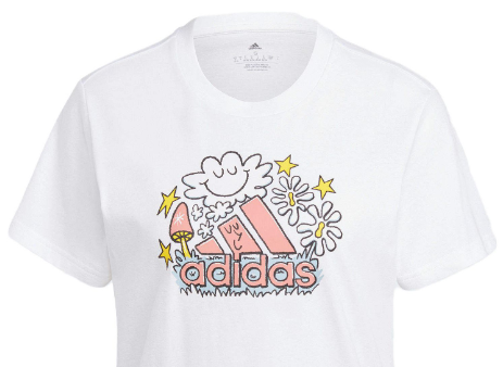 adidas Kaos Logo Seri Huruf, Unisex, COD '" AD-22