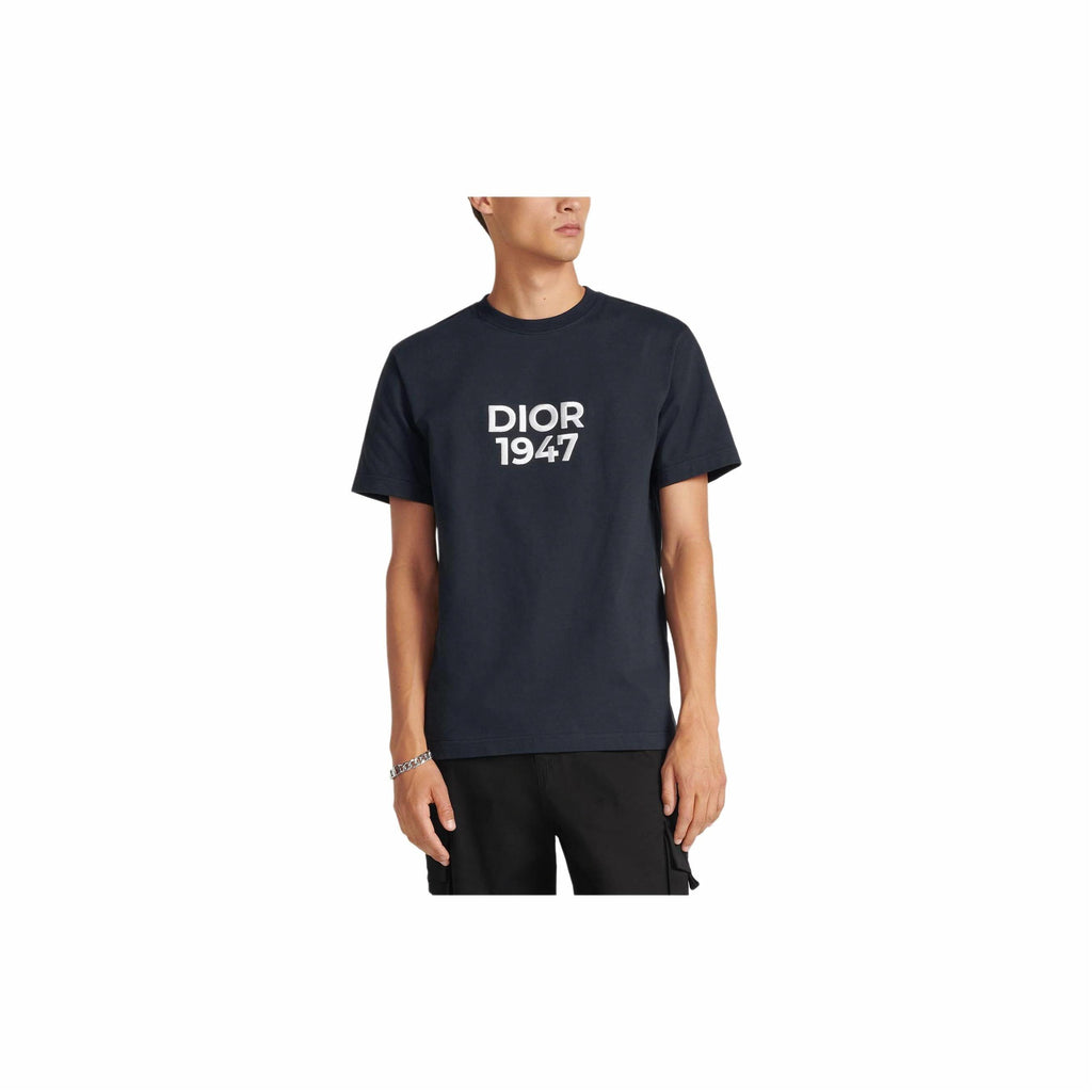 Kaos Pendek DIOR dengan Motif Gambar/Cetak, Cocok untuk Pria dan Wanita  -D-13