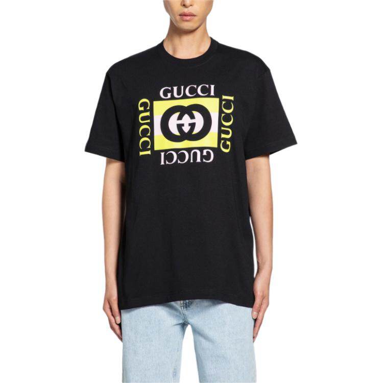 GUCCI Kaos Logo Seri Huruf, Unisex, COD '"    '"  G-06