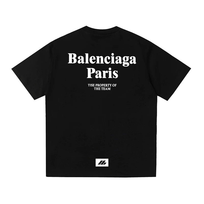 BALENCIAGA Kaos Logo Seri Huruf, Unisex '"COD '"  BA-10