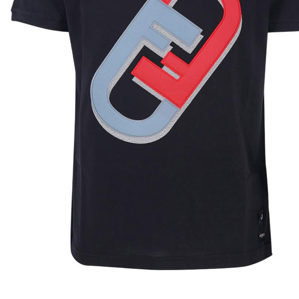 Kaos Pendek FENDI dengan Motif Gambar/Cetak, Cocok untuk Pria dan WanitaF-36