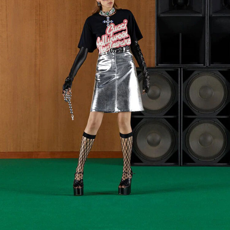 GUCCI Kaos Logo Seri Huruf, Unisex, COD '"    '"  G-37