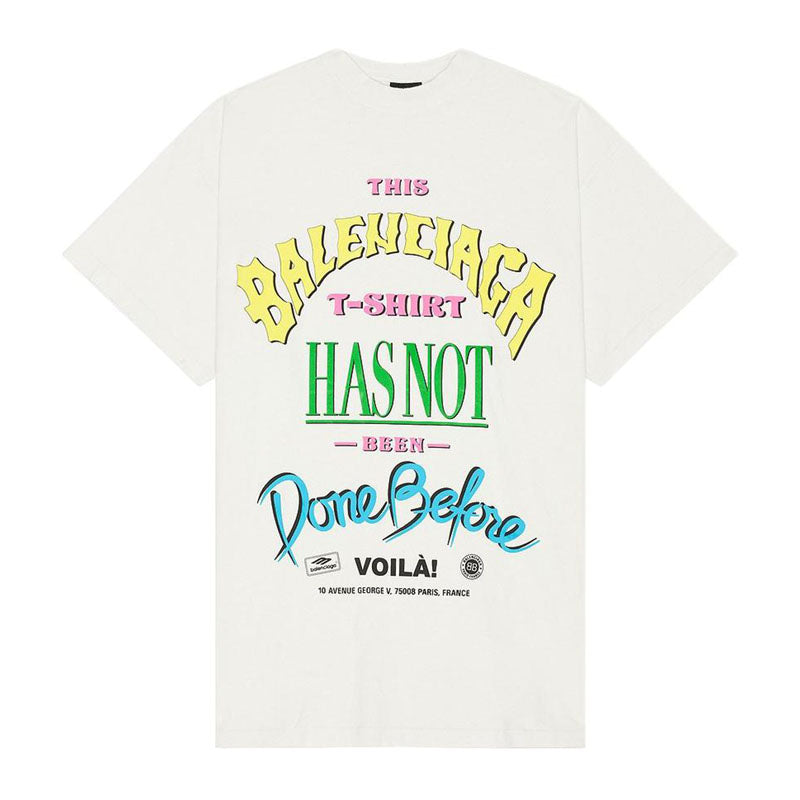 Kaos Pendek Balenciaga dengan Motif Gambar/Cetak, Cocok untuk Pria dan Wanita -BL-33